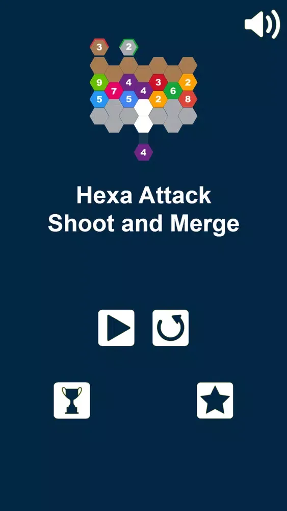 Capturas de tela do Hexa Attack: Shoot and Merge
