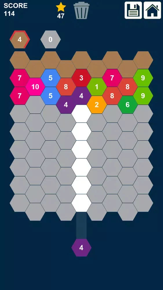 Capturas de tela do Hexa Attack: Shoot and Merge