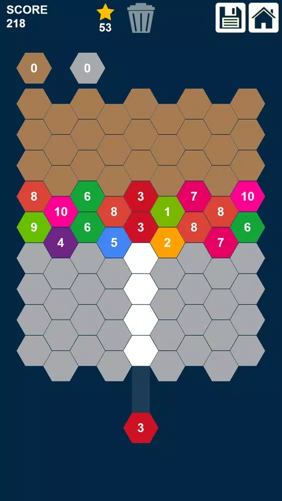 Capturas de tela do Hexa Attack: Shoot and Merge