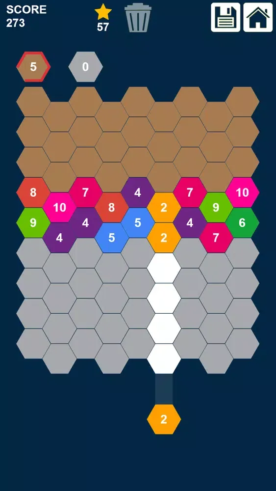 Capturas de tela do Hexa Attack: Shoot and Merge