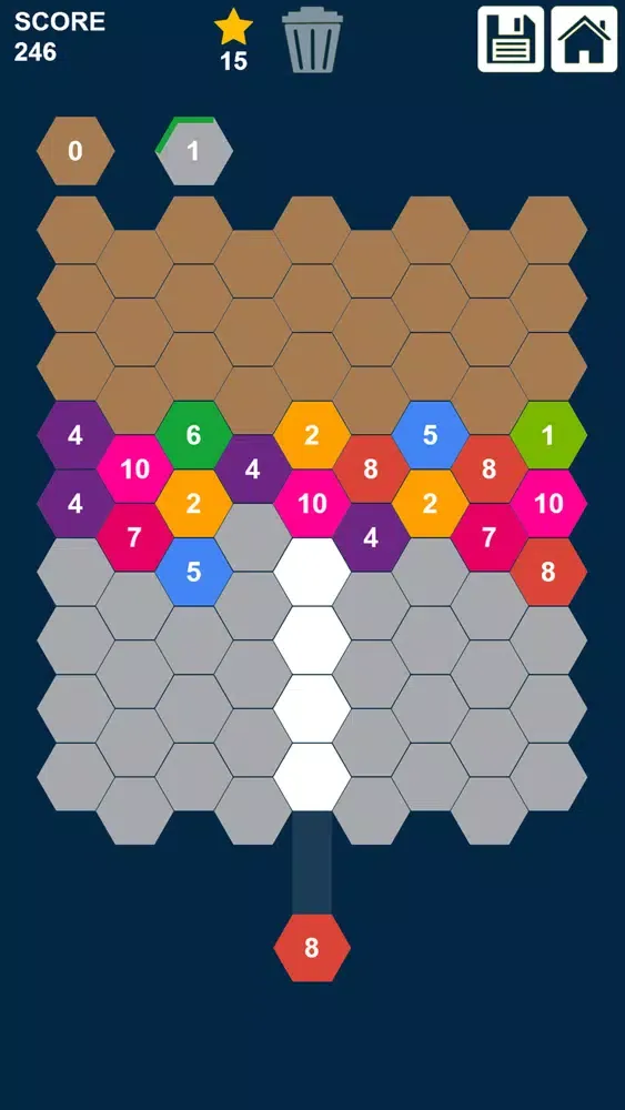Capturas de tela do Hexa Attack: Shoot and Merge