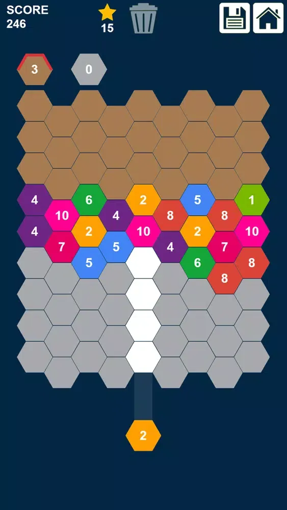 Capturas de tela do Hexa Attack: Shoot and Merge