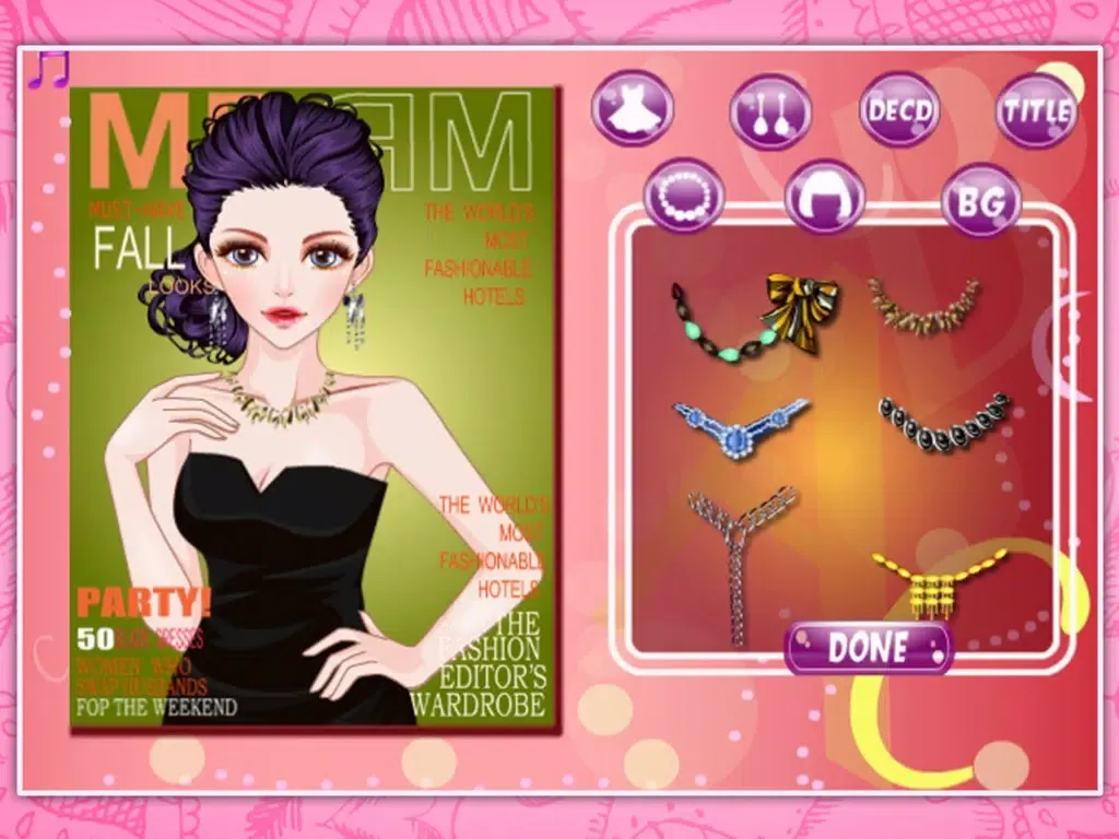 Cover girl dressup iPad 应用截图