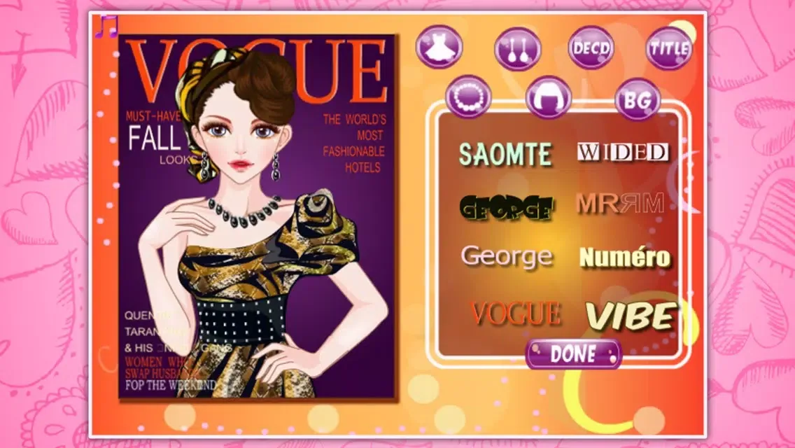 Cover girl dressup应用截图