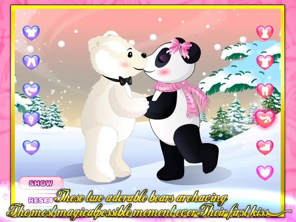 Ảnh chụp màn hình của First kiss dressup iPad 