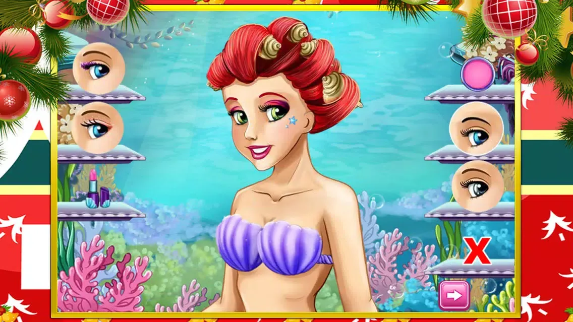 Capturas de tela do Mermaid Princess DressUp ^0^