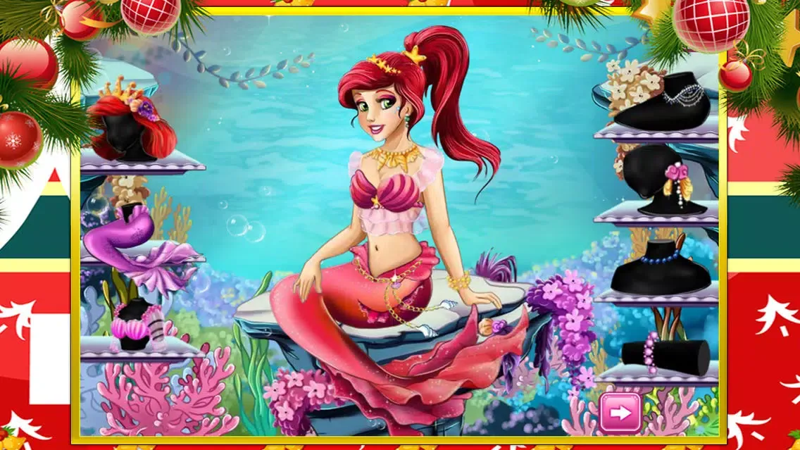 Capturas de tela do Mermaid Princess DressUp ^0^