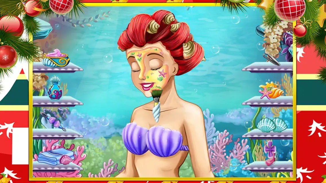 Capturas de tela do Mermaid Princess DressUp ^0^