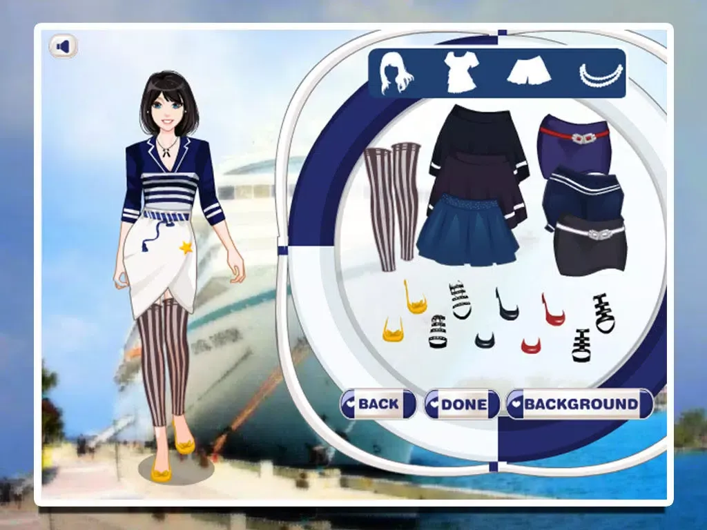 Navy beauty DressUp iPad  سکرین شاٹس