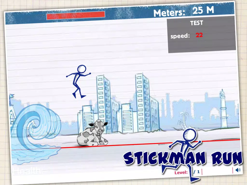 Tangkapan skrin Stickman Run ^-^ iPad 