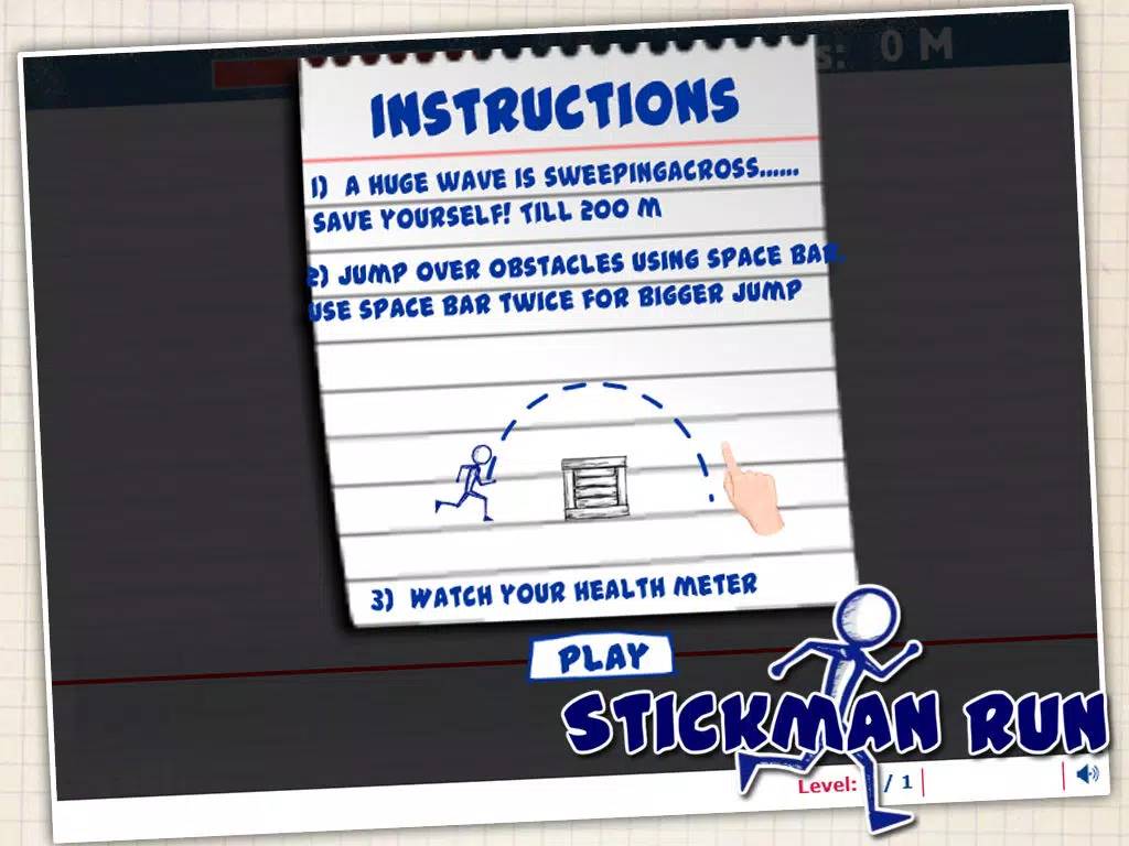 Tangkapan skrin Stickman Run ^-^ iPad 