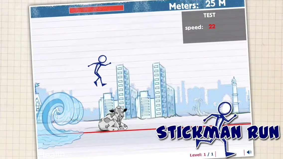 Stickman Run ^-^ स्क्रीनशॉट