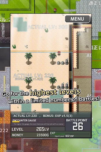 Capturas de tela do Inflation RPG