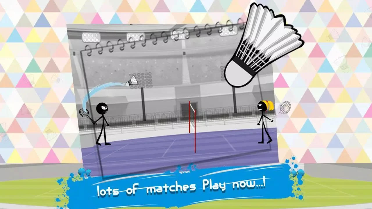 Screenshot di Stick Man Badminton Champion