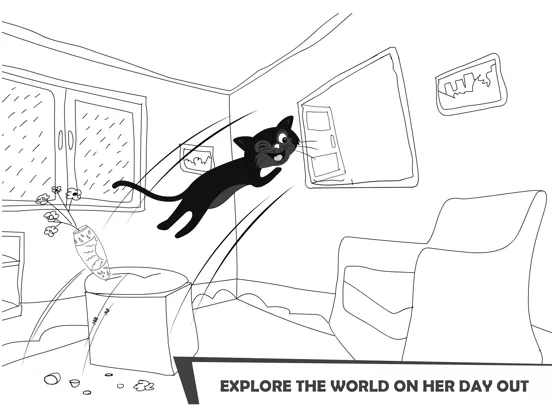 ภาพหน้าจอของ Cat’s Day Out : Runaway Kitty iPad 