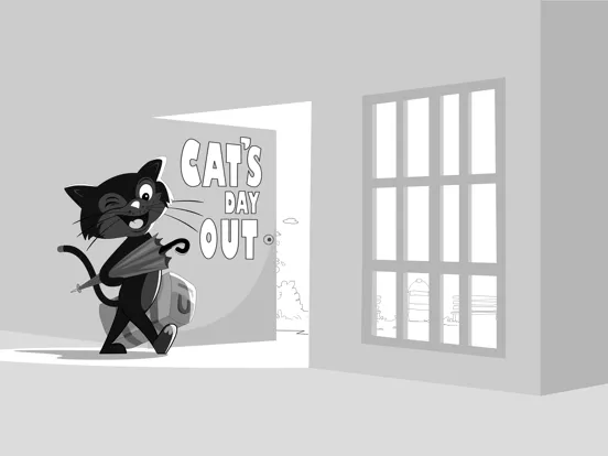 ภาพหน้าจอของ Cat’s Day Out : Runaway Kitty iPad 