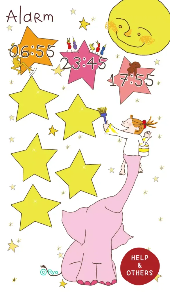 お星さまきらきらのCOCOちゃんアラーム♪ Screenshots