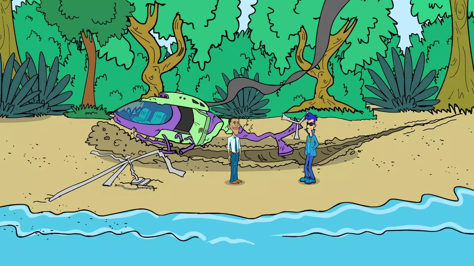 Cody Obama Crazy Island Escape Screenshots