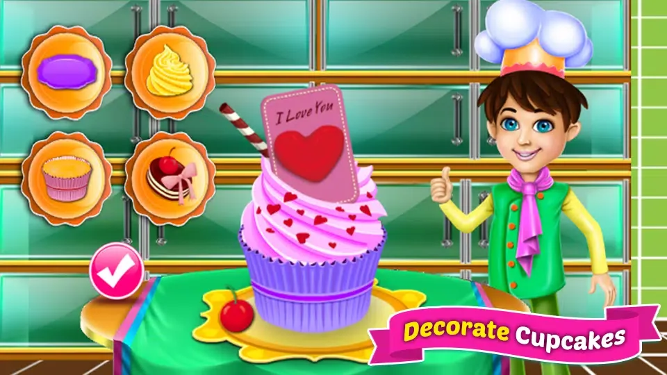 Baking Cupcakes - Cooking Game स्क्रीनशॉट