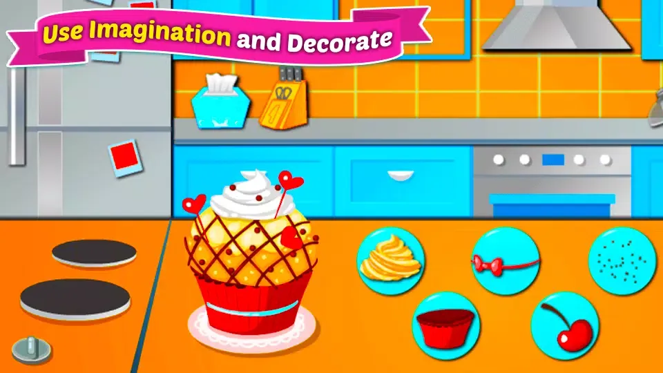 Baking Cupcakes - Cooking Game स्क्रीनशॉट