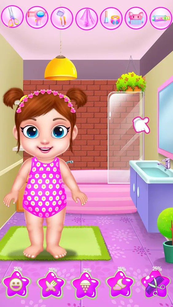 Baby Girl Caring: Animal Dress Screenshots