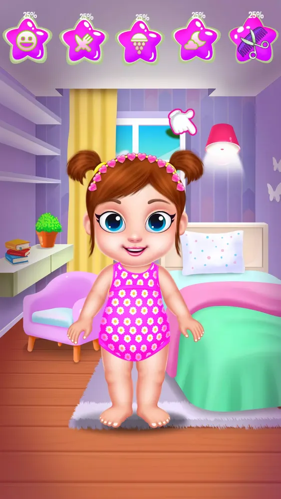 Baby Girl Caring: Animal Dress Screenshots