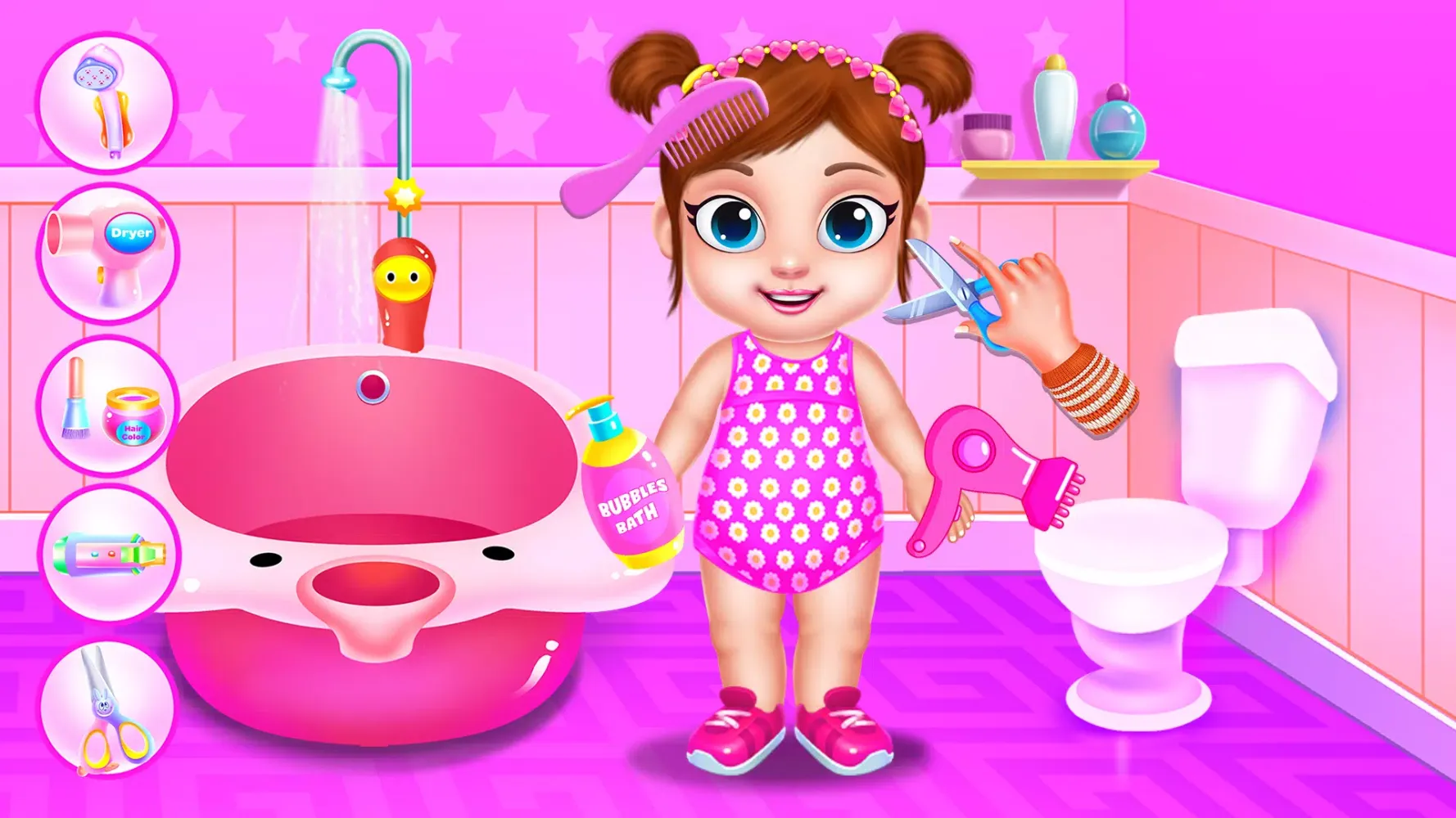 Baby Girl Caring: Animal Dress Screenshots