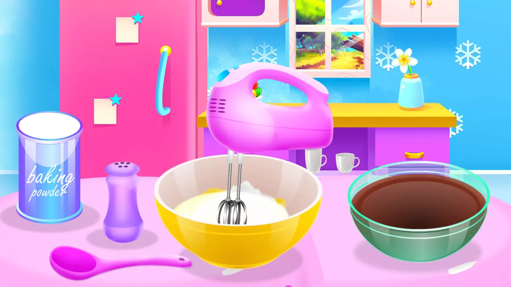 Capturas de tela do Colorful Muffins Cooking