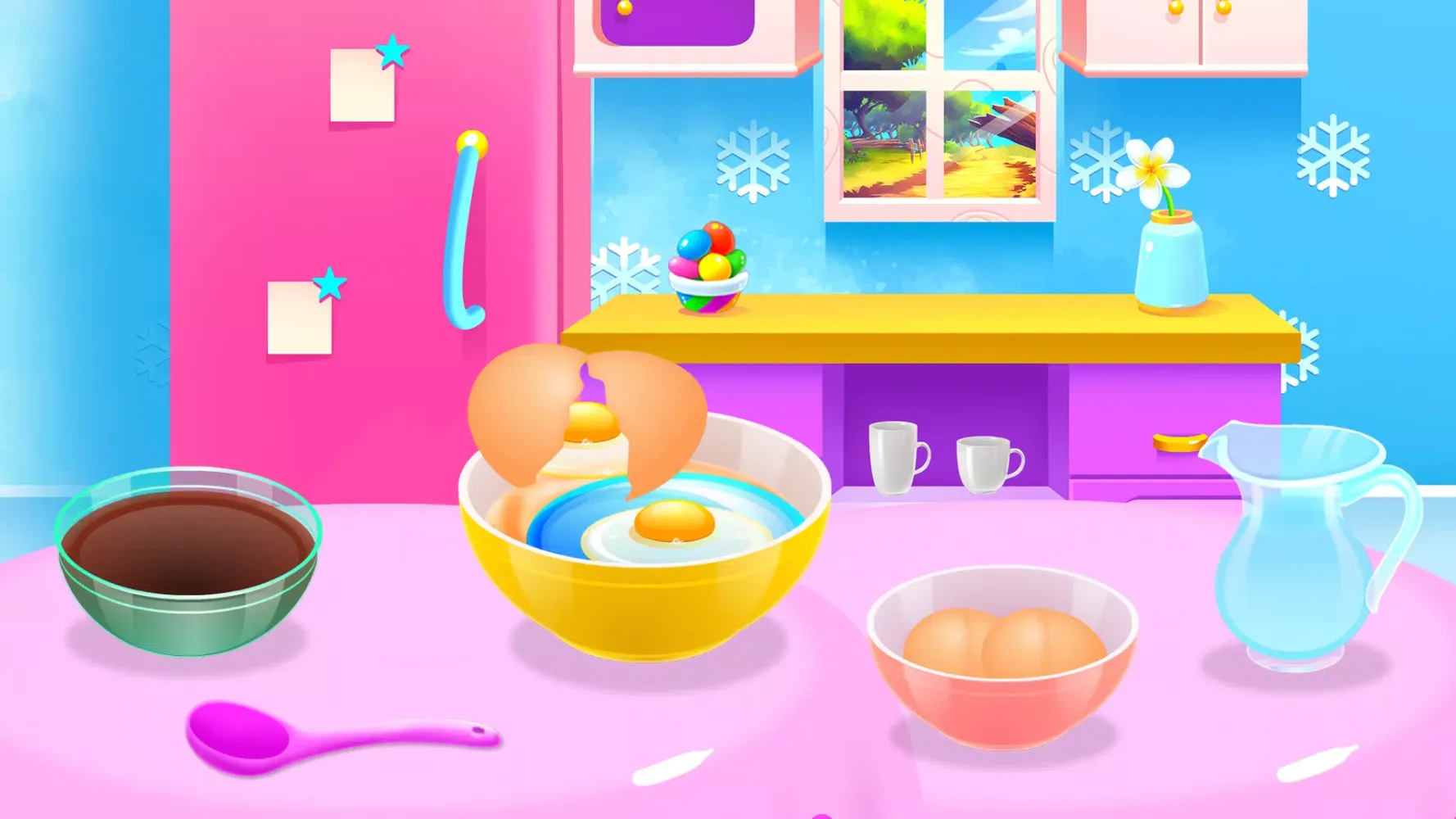Capturas de tela do Colorful Muffins Cooking