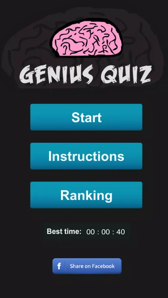 Tangkapan skrin Genius Quiz