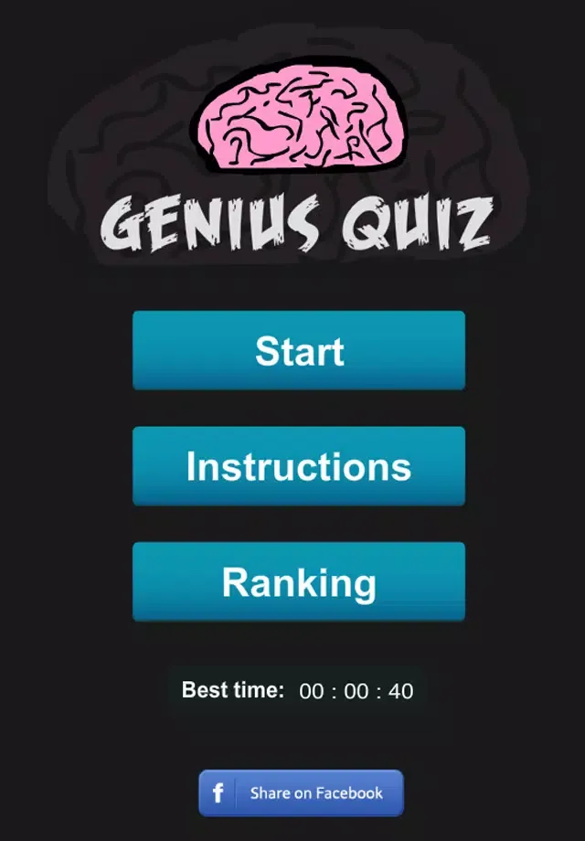 Tangkapan skrin Genius Quiz