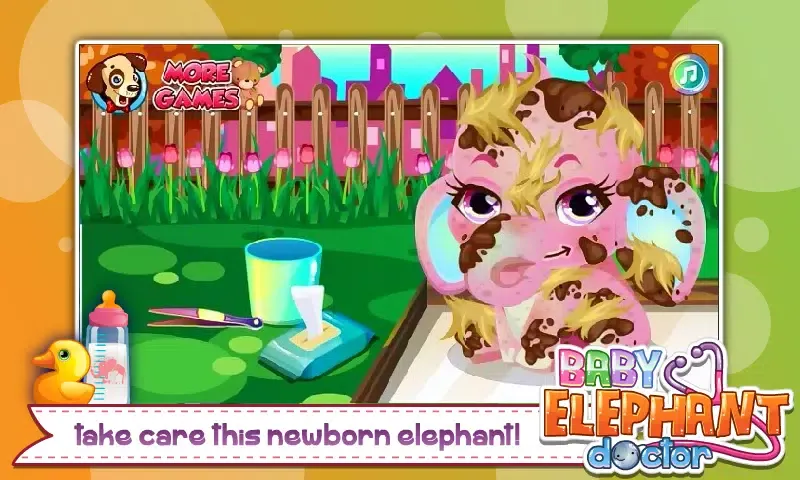 Baby Elephant Pet Care Ekran Görüntüleri