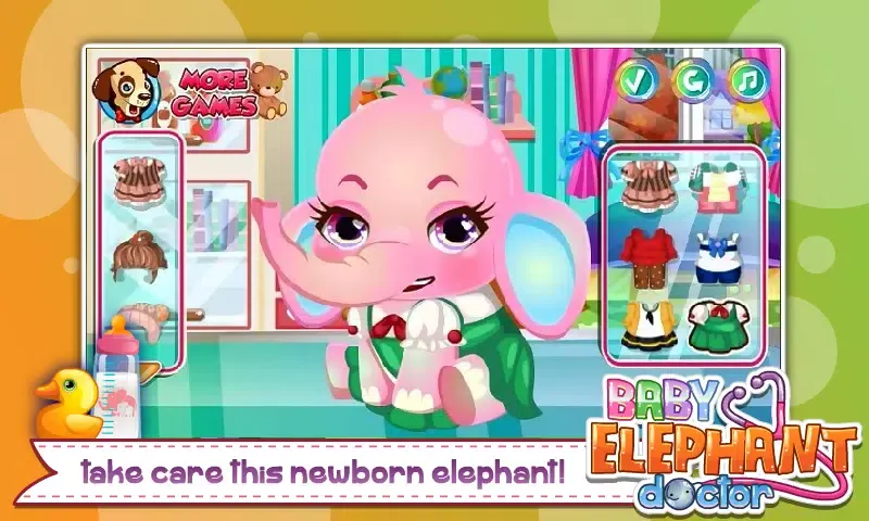 Baby Elephant Pet Care Ekran Görüntüleri