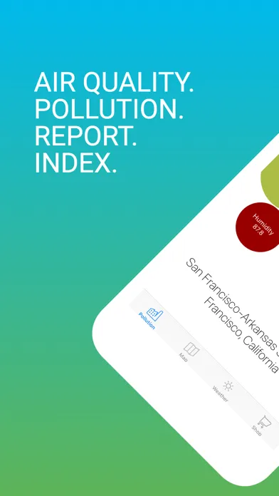 Ảnh chụp màn hình của Air Quality Tracker: Pollution