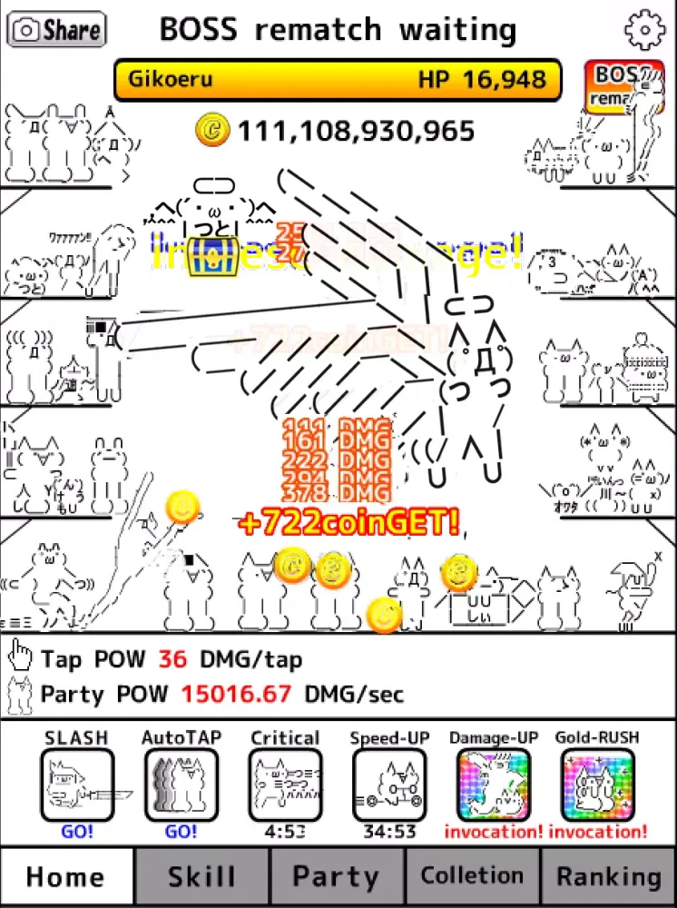 Capturas de pantalla de Tap cat RPG