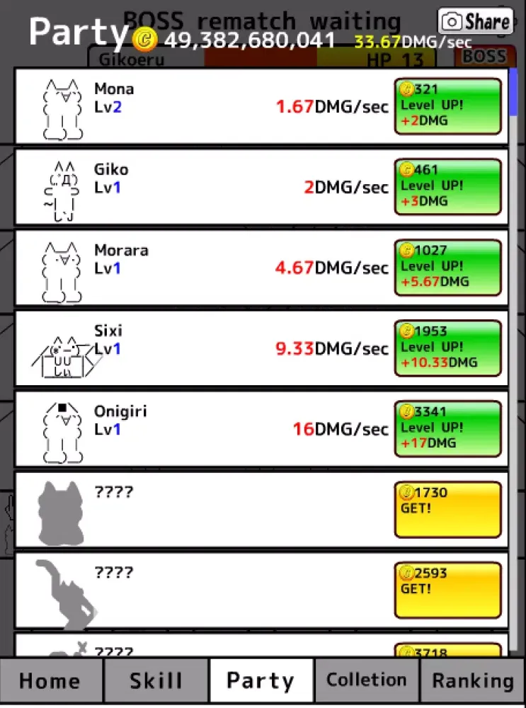 Capturas de pantalla de Tap cat RPG