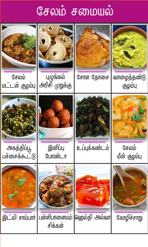 Capturas de pantalla de salem recipes