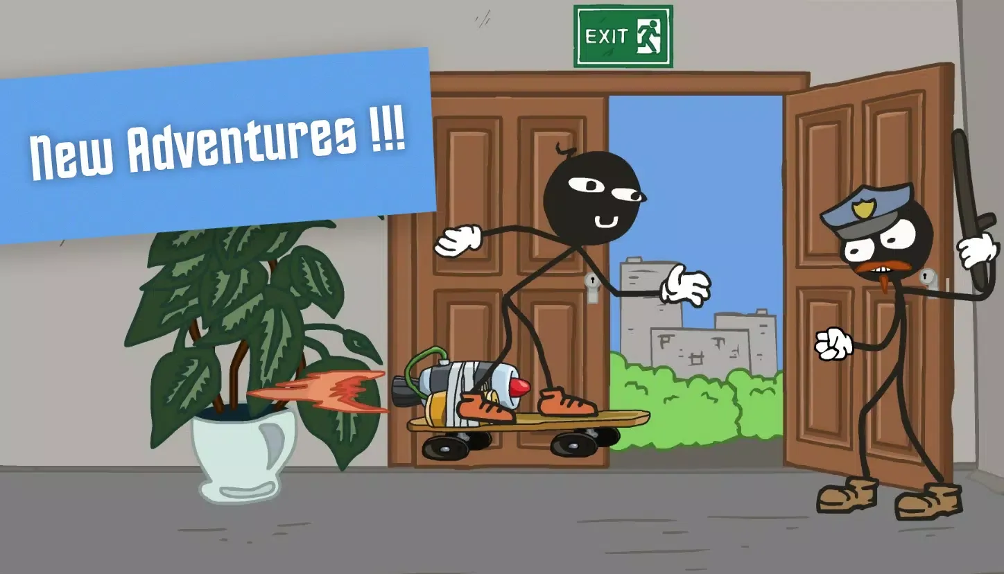 صور Stickman school escape 2