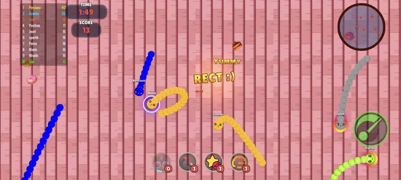 Capturas de pantalla de Snake Zone War .io