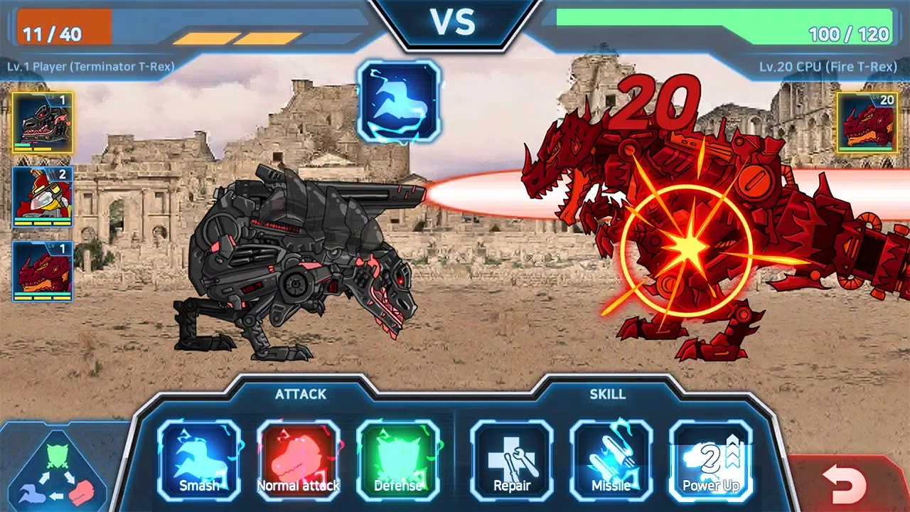 Capturas de pantalla de Dino Robot Battle Field: War
