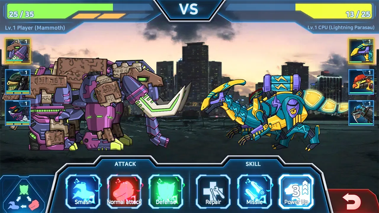 Capturas de pantalla de Dino Robot Battle Field: War