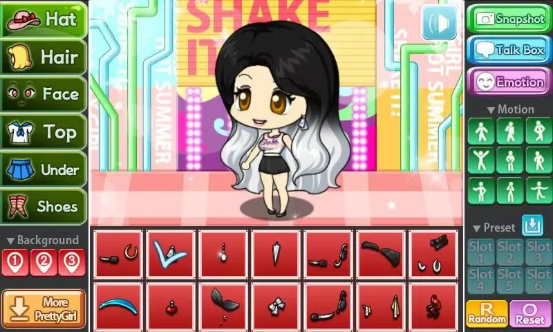 Shake it Pretty Girl Screenshots