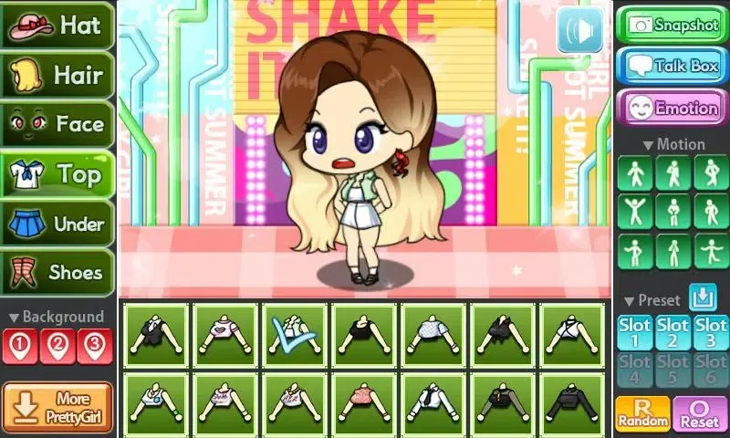 Shake it Pretty Girl Screenshots