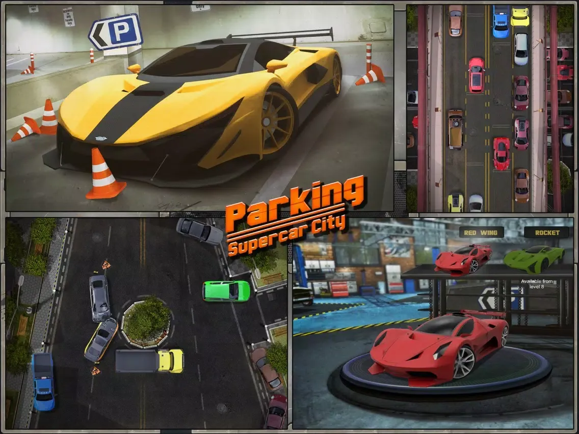 Capturas de pantalla de Parking Supercar City iPad 