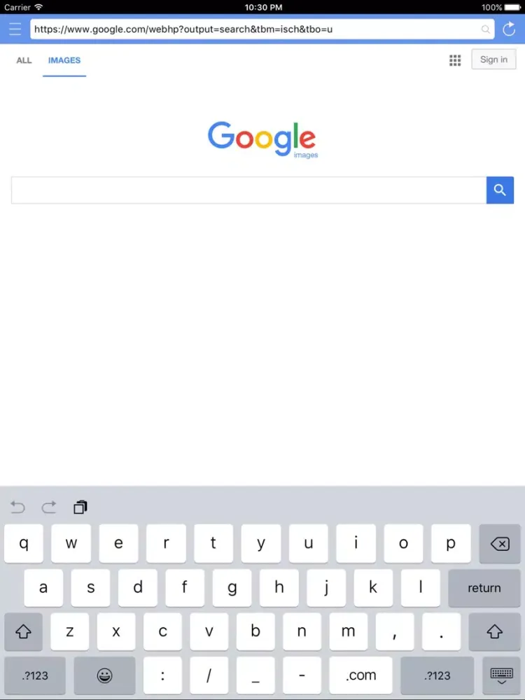 Air (Web Browser) iPad  स्क्रीनशॉट