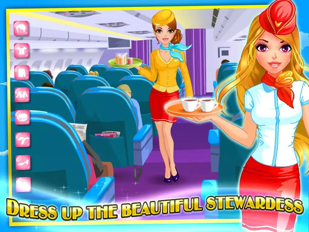 Capturas de pantalla de Stewardess Dressup iPad 