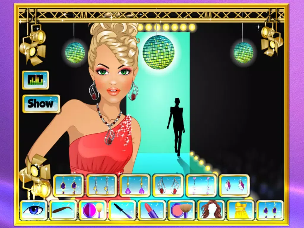 Capturas de tela do Sweet angela dressup & makeover ^0^ iPad 