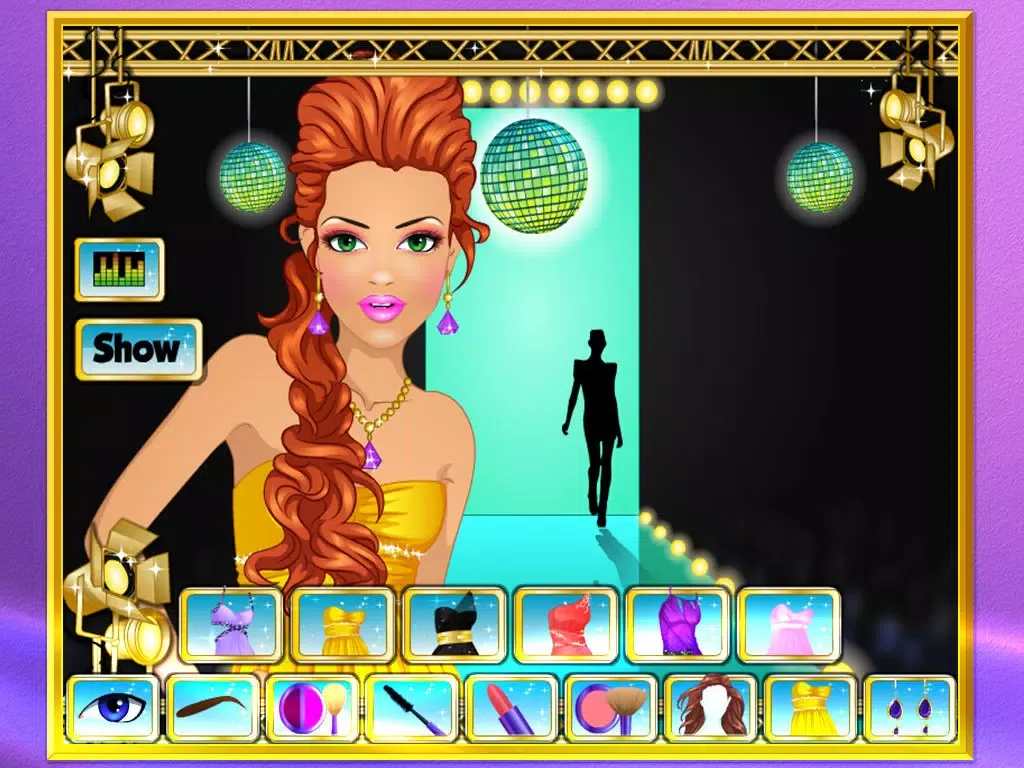Capturas de tela do Sweet angela dressup & makeover ^0^ iPad 