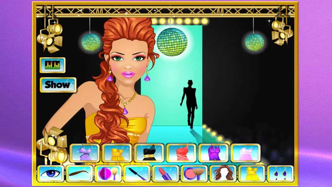 Capturas de tela do Sweet angela dressup & makeover ^0^