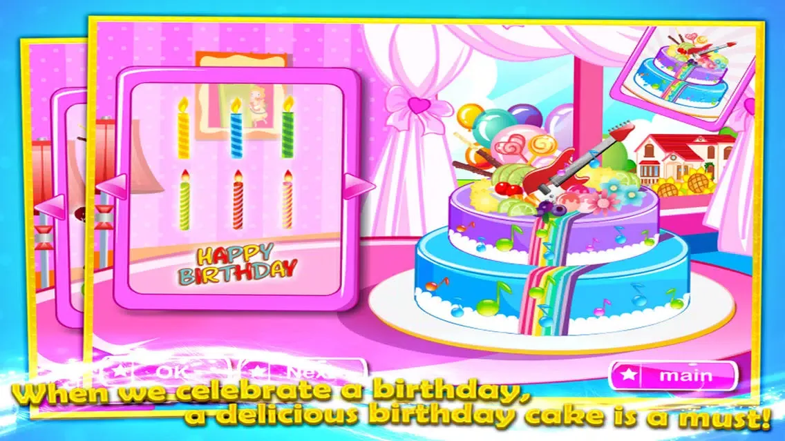 Скриншоты Birthday Cake Decorating